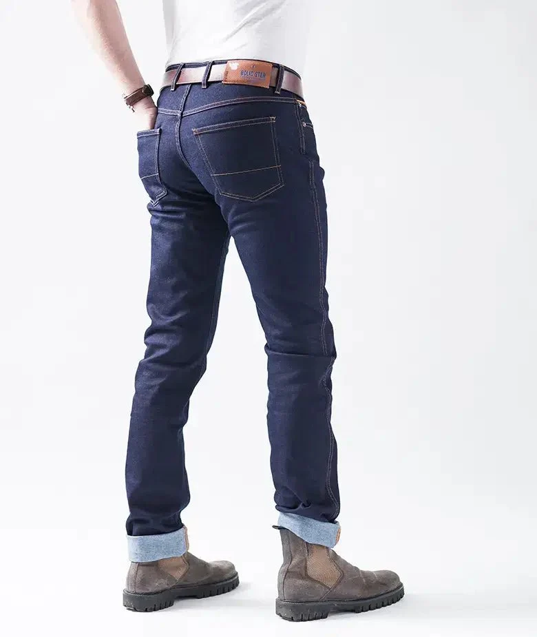 Jean Moto Homme JEAN’STER INDIGO ARMALITH® – Certifié AAA, Fabriqué en France