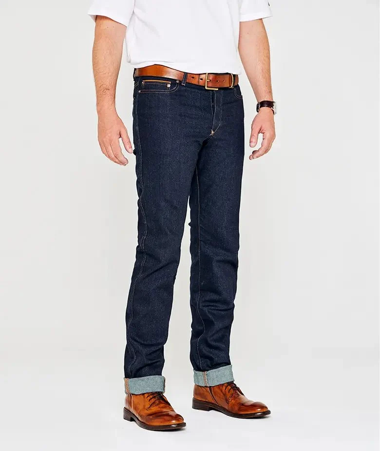 Jean Moto Homme JEAN’STER INDIGO ARMALITH® – Certifié AAA, Fabriqué en France