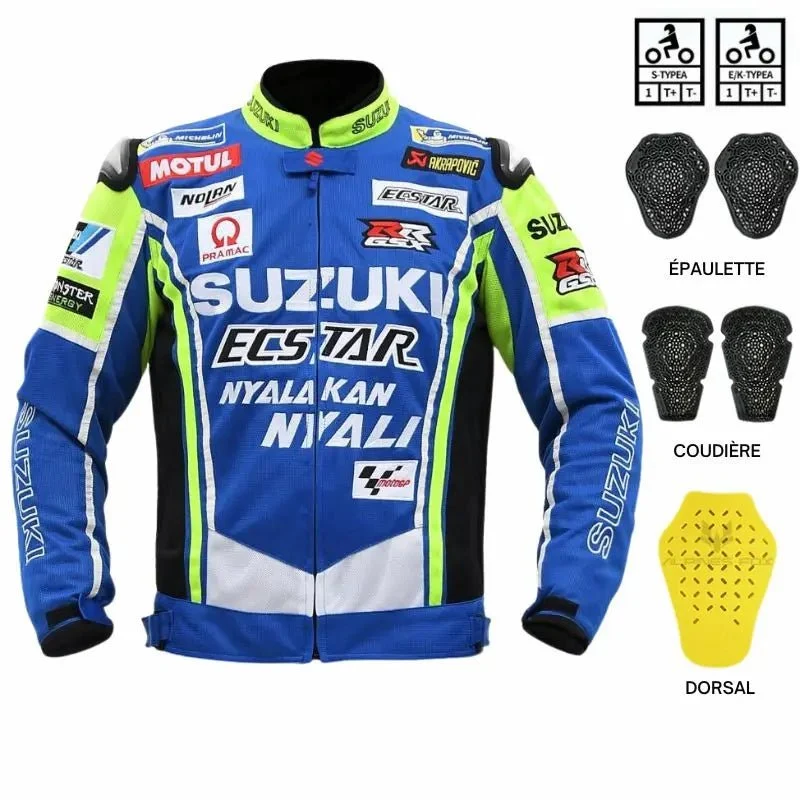 Blouson moto été | Suzuki ECSTAR