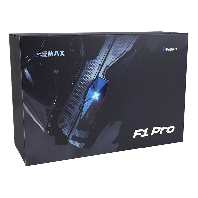 Intercom Moto ASMAX F1 Pro – 10 Pilotes, 15 km, Son HD