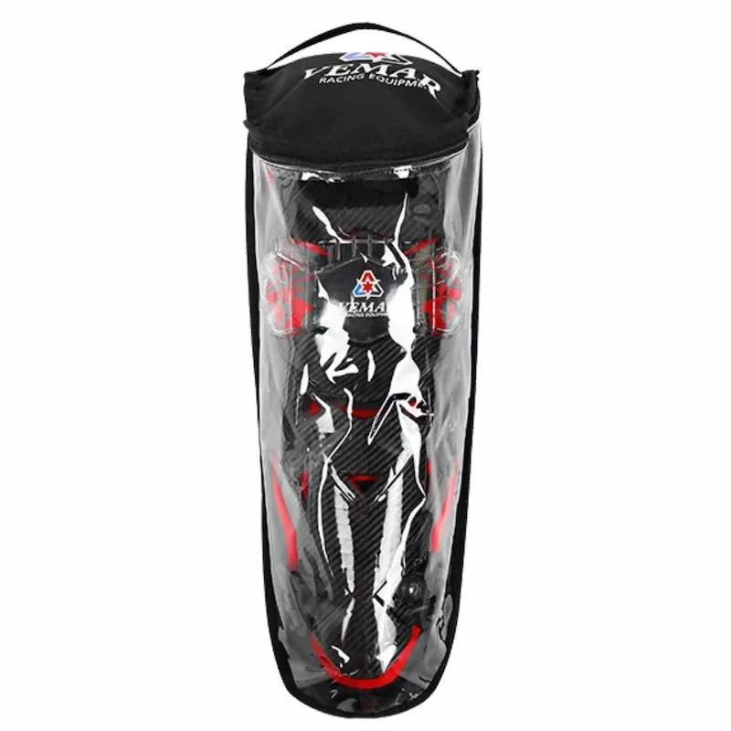 Genouillere moto articulé avec protege tibia
