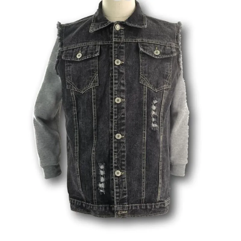 Veste en jean sans manche homme – Mugiwara Biker™”