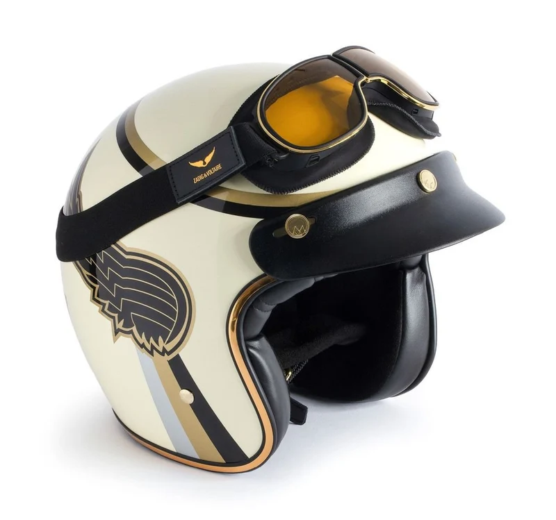Casque Jet The Classic “RIDE YOUR MIND” – Édition Zadig&Voltaire x Mârkö