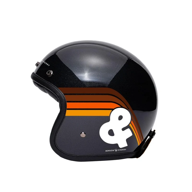 Casque Jet Vintage Benson & Cherry x Mârkö