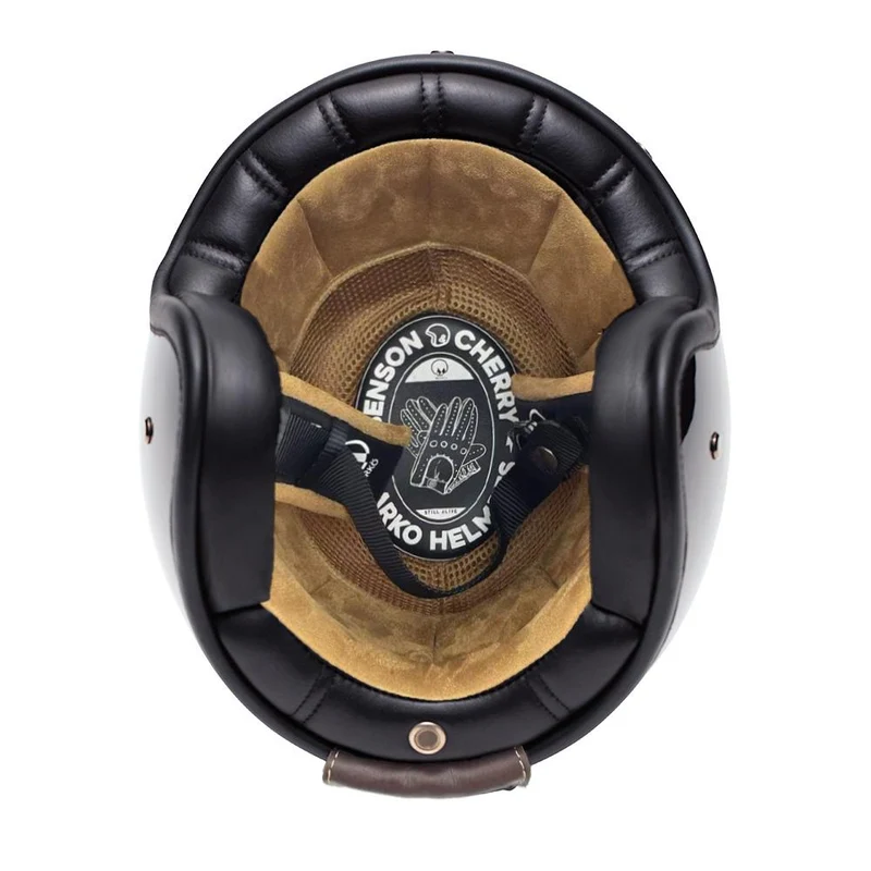 Casque Jet Vintage Benson & Cherry x Mârkö