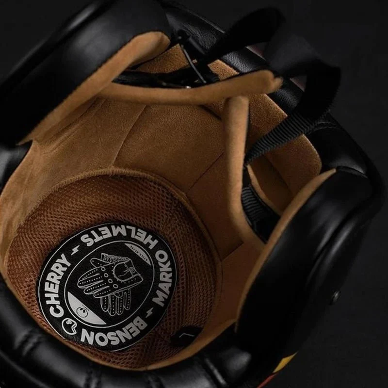 Casque Jet Vintage Benson & Cherry x Mârkö