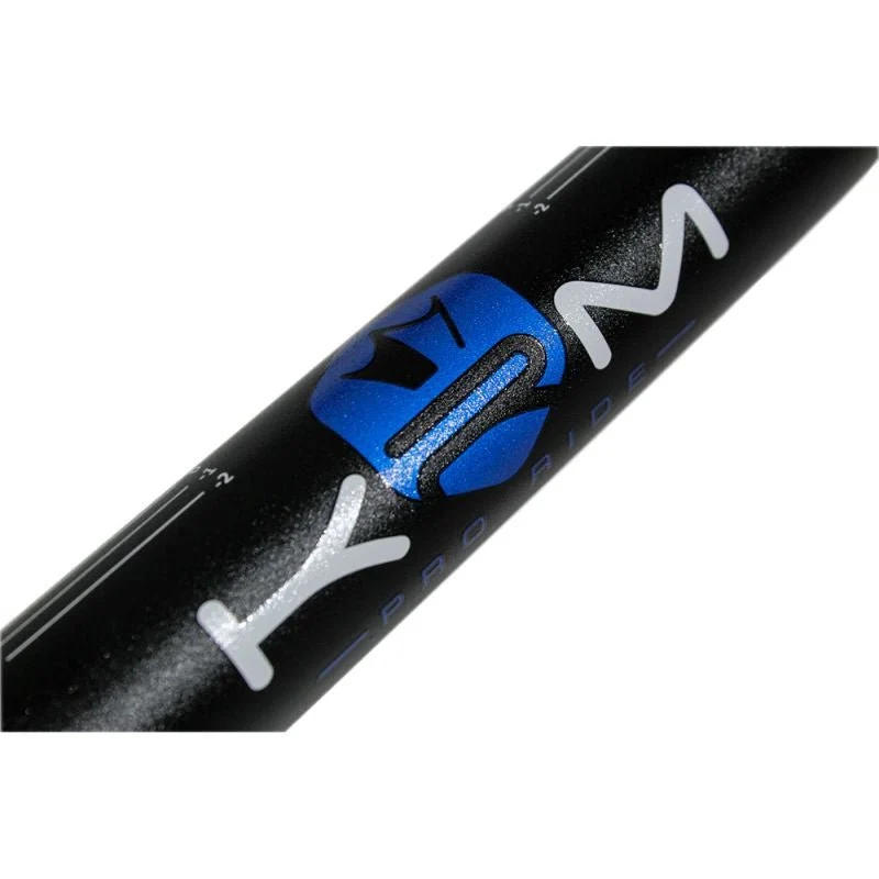Guidon 50 a boite krm pro ride oversize diam 28,6mm alu noir/bleu