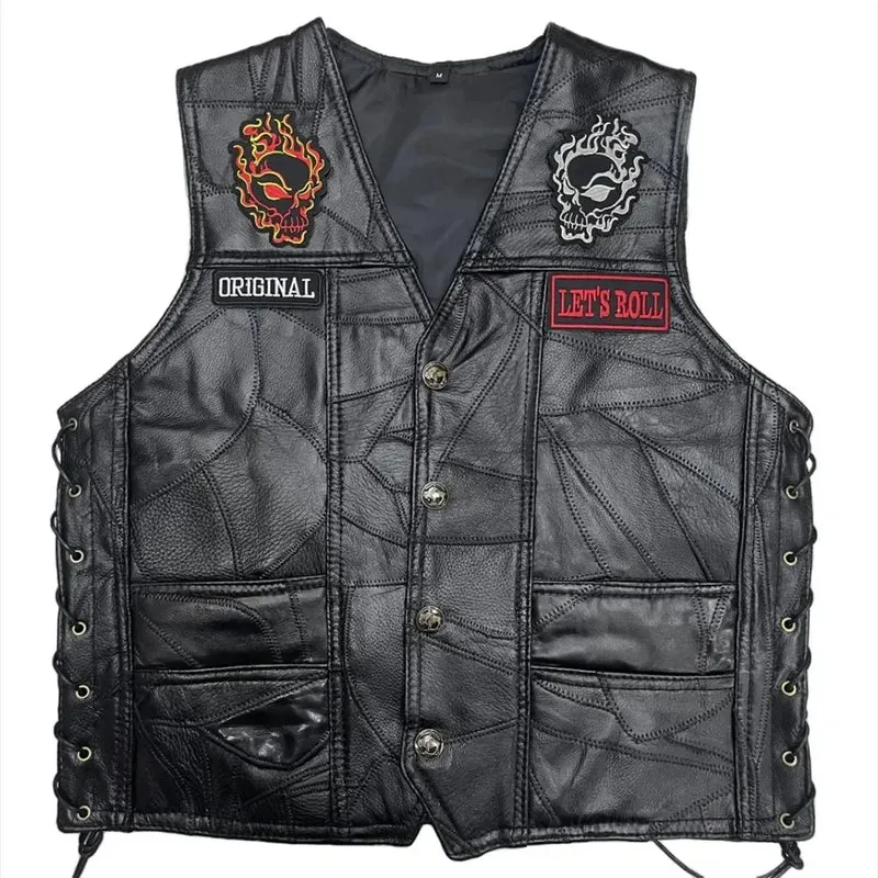 Gilet cuir femme biker - Lady Rider