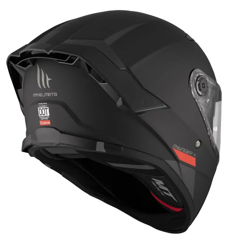 Casque moto integral | MT THUNDER 4 SV | Noir Mat