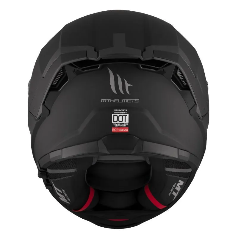 Casque moto integral | MT THUNDER 4 SV | Noir Mat