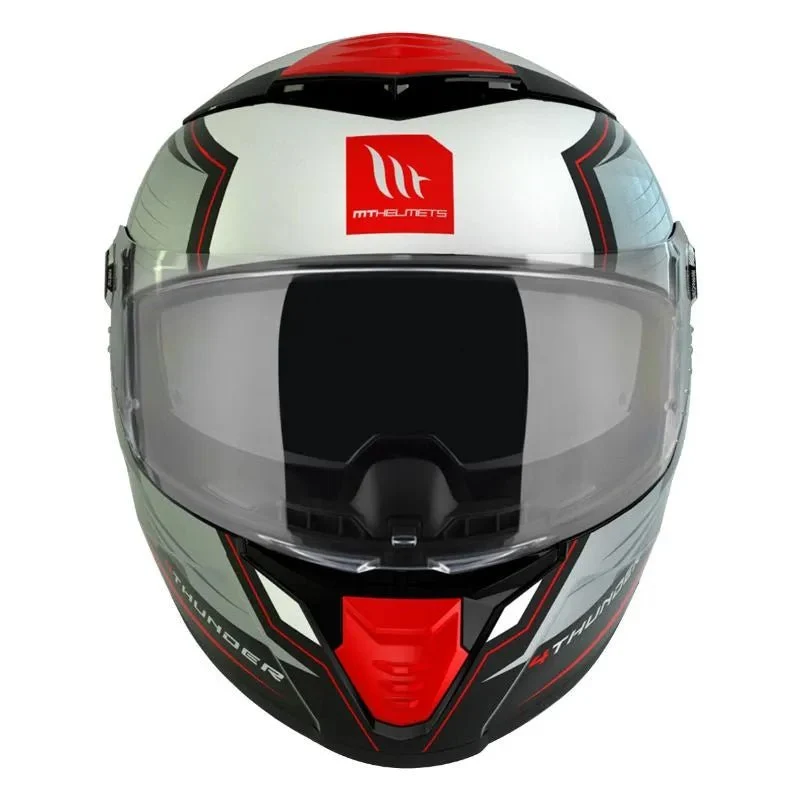 Casque moto integral | MT THUNDER 4 SV PENTAL | GRIS/ROUGE
