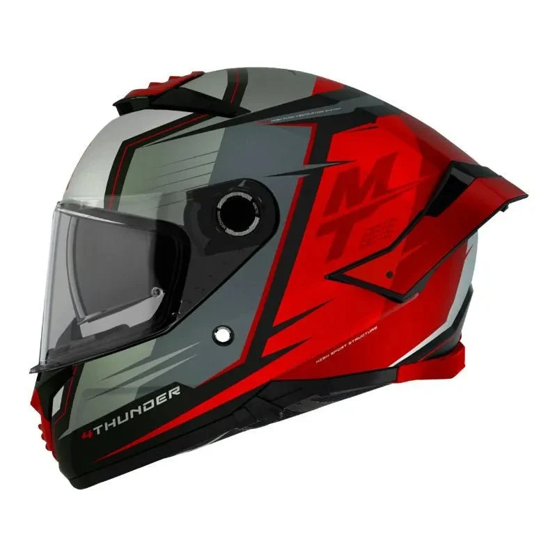 Casque moto integral | MT THUNDER 4 SV PENTAL | GRIS/ROUGE