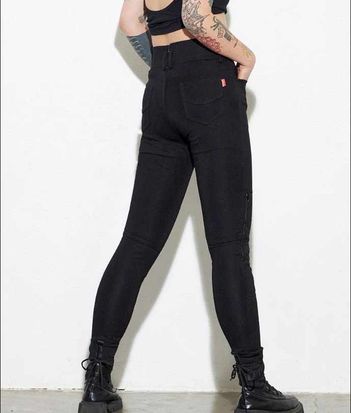Pantalon Moto Femme KEVLAR | Taille Haute - VRODE™