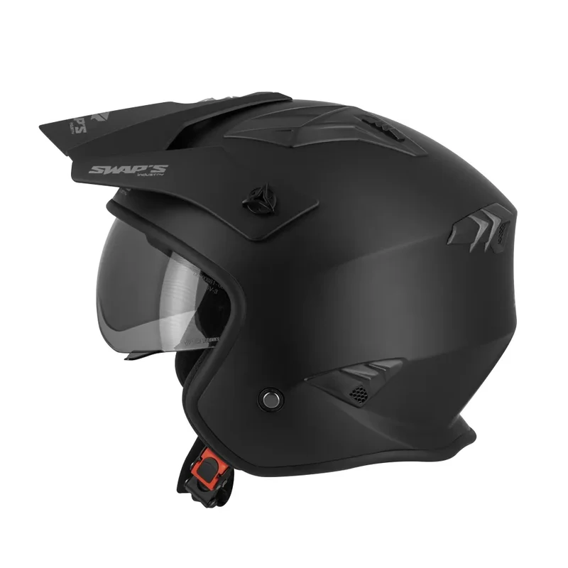 Casque Jet Trial/Quad - Swaps TROOPER Noir Mat | SOLDES