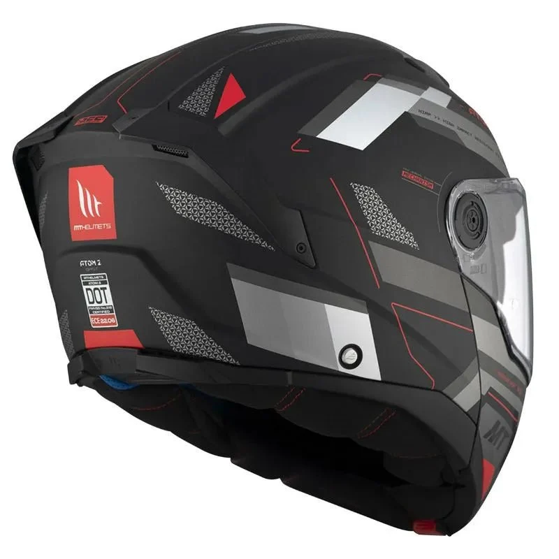 Casque modulable ATOM SV2 BAST D5 -NOIR/GRIS MAT (ECE 22.06)