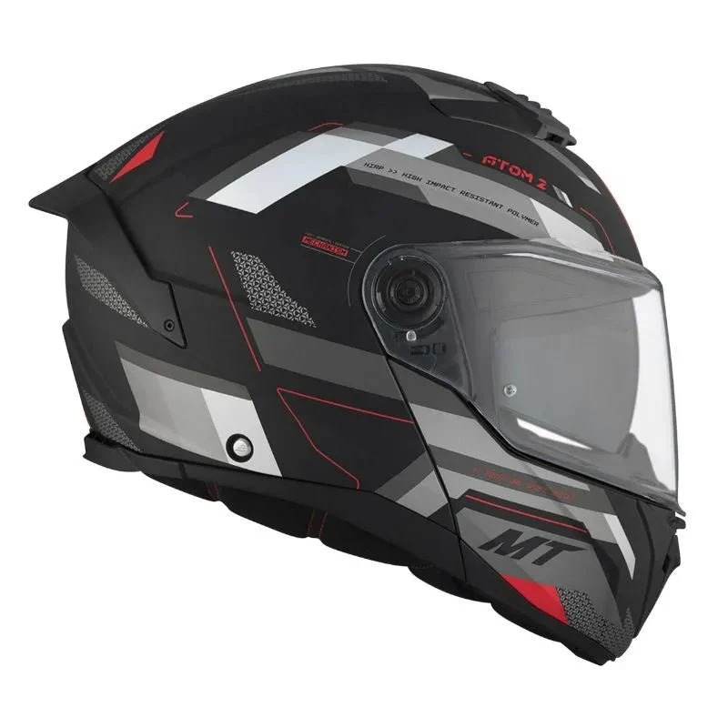 Casque modulable ATOM SV2 BAST D5 -NOIR/GRIS MAT (ECE 22.06)