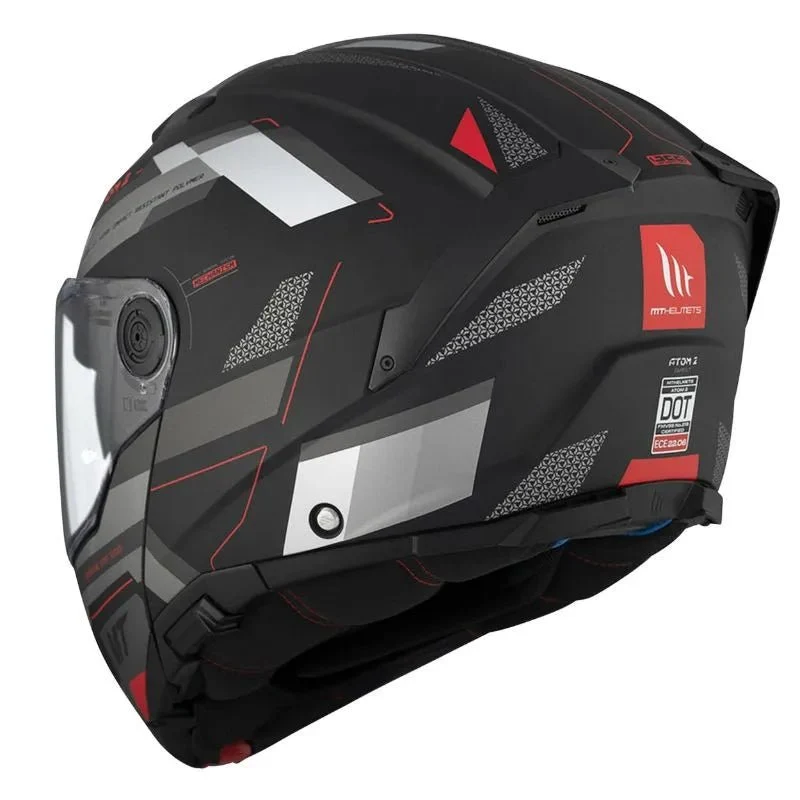 Casque modulable ATOM SV2 BAST D5 -NOIR/GRIS MAT (ECE 22.06)