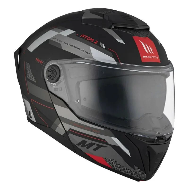 Casque modulable ATOM SV2 BAST D5 -NOIR/GRIS MAT (ECE 22.06)