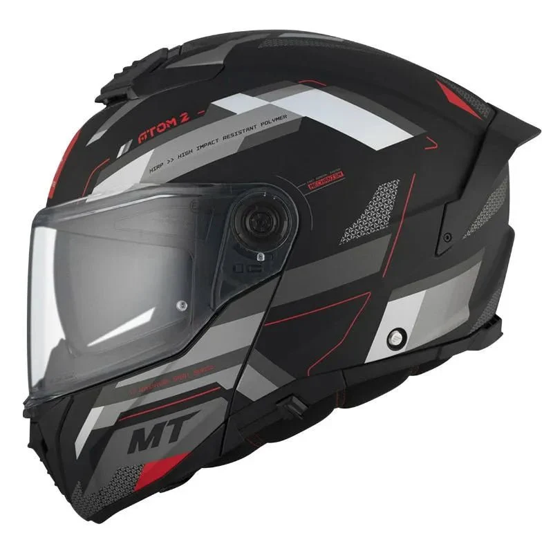 Casque modulable ATOM SV2 BAST D5 -NOIR/GRIS MAT (ECE 22.06)