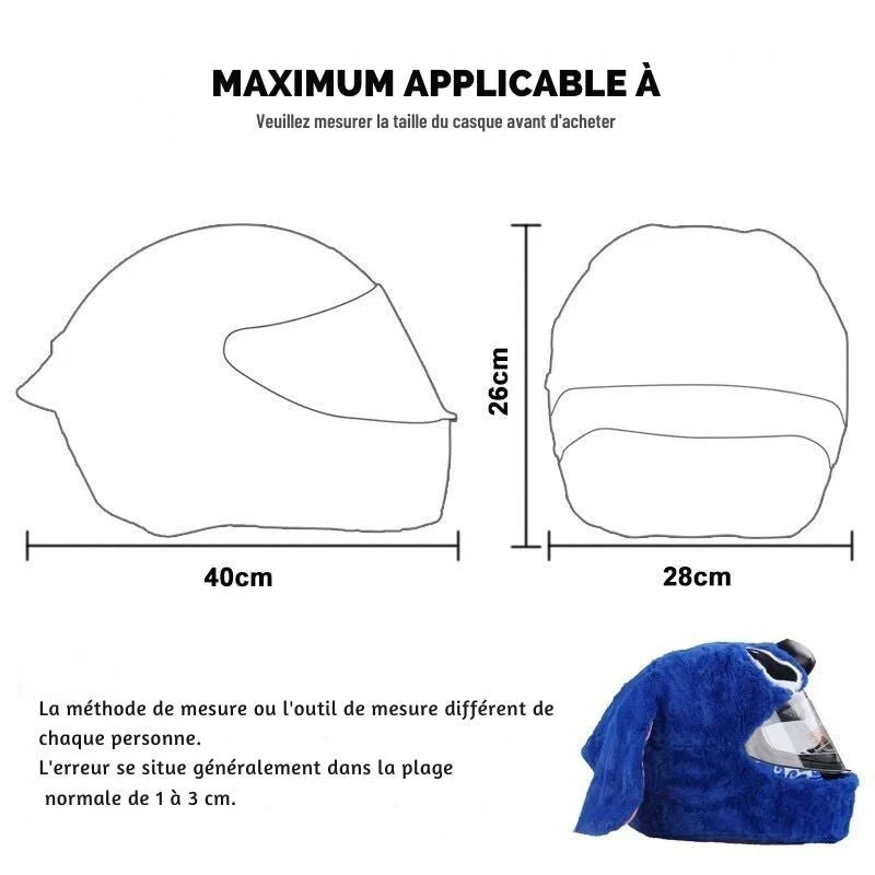 Couvre casque moto - Big Red Rire