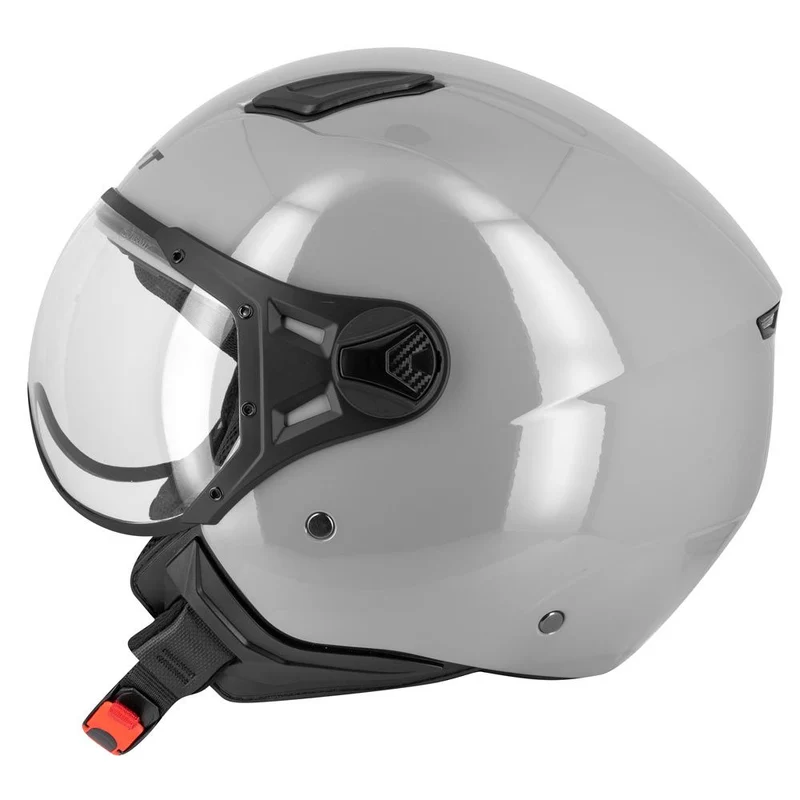 Casque aviateur JET moto - Gris S779 LEOV