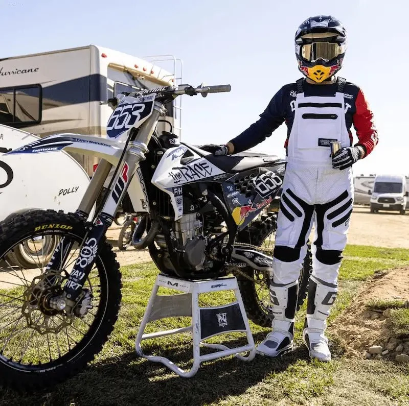 Tenue motocross blanche