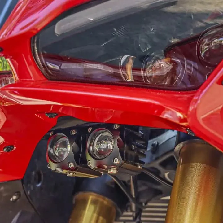 Mini feux additionnels led moto| F150-S (Interrupteur Sans fil)