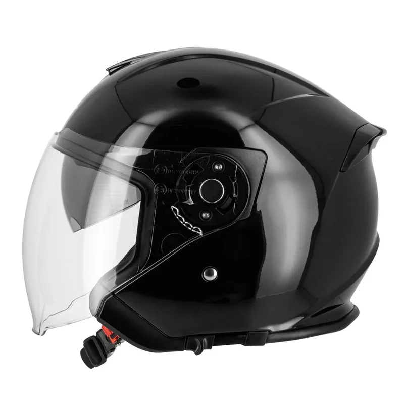 Casque jet Noir mat / Brillant - S771