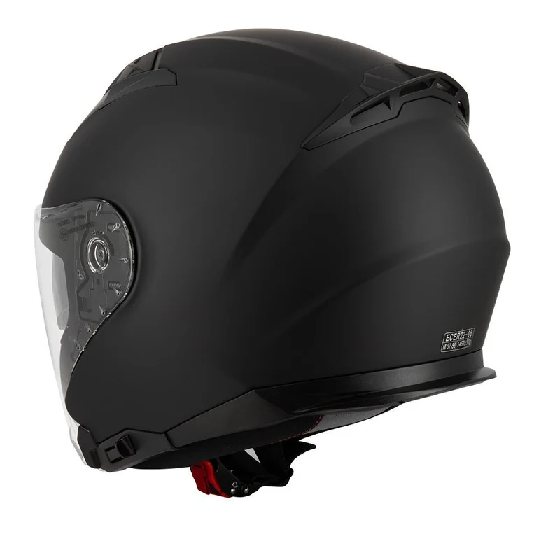 Casque jet Noir mat / Brillant - S771