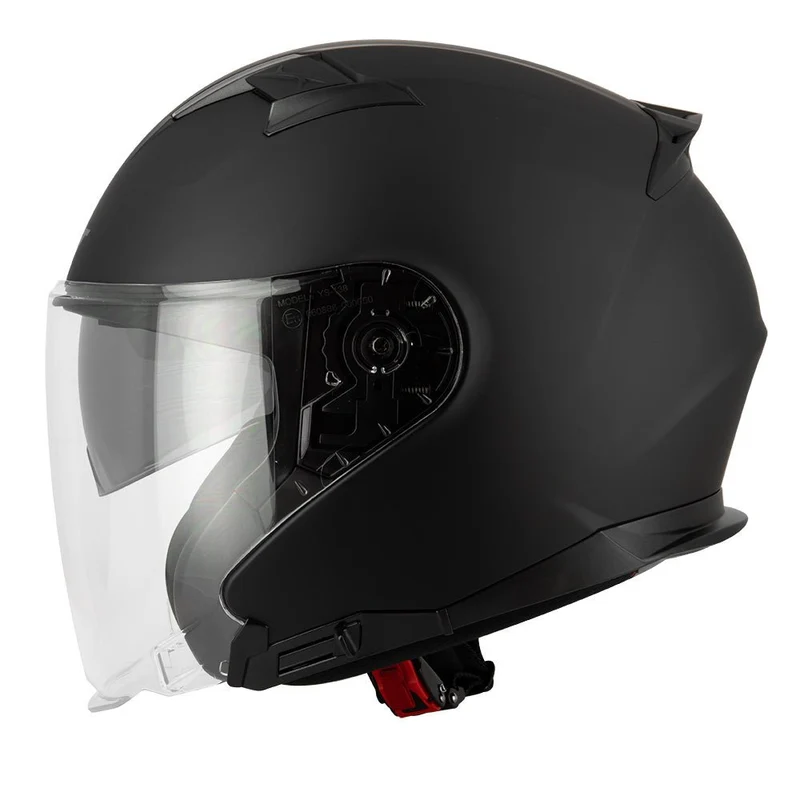 Casque jet Noir mat / Brillant - S771