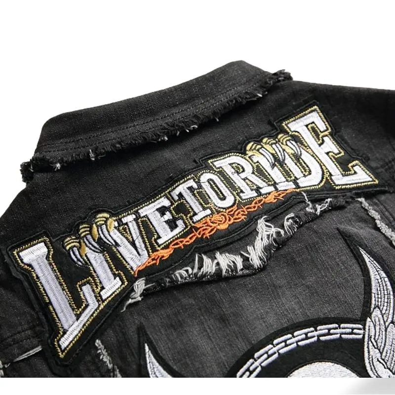 Veste Jeans Biker Sans Manche – Café Racer Original