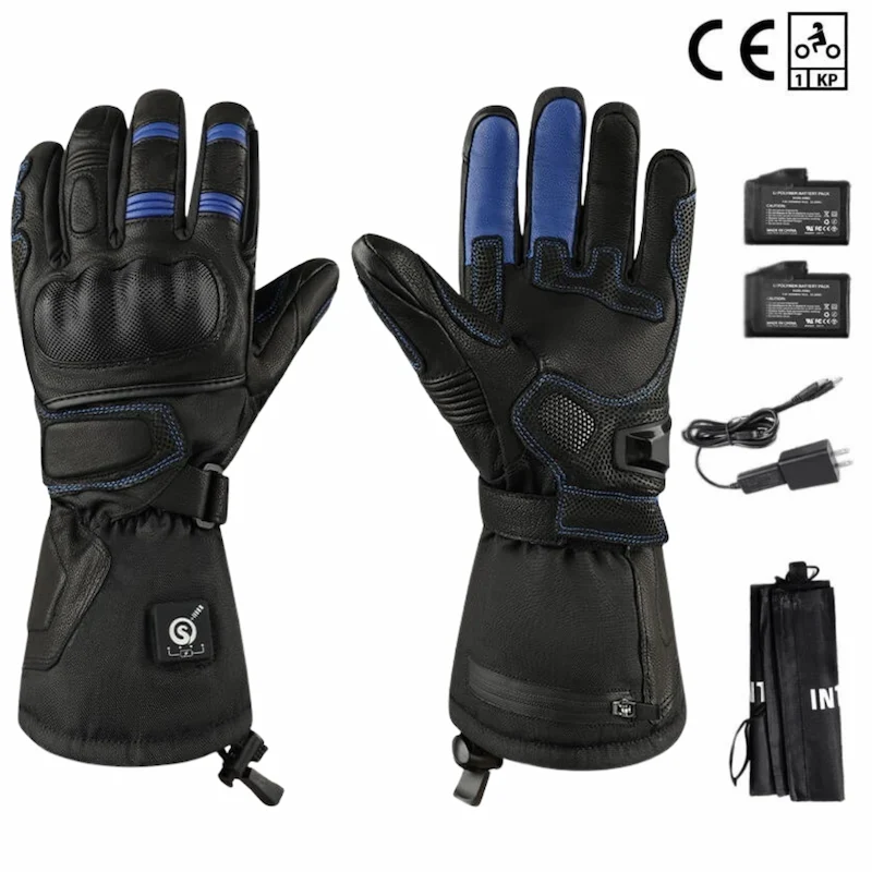 Gants Chauffants Moto carbone | RacerPro™