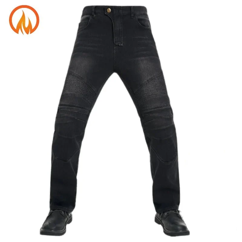 Jean Moto Hiver Homme Doublé Polaire | ThermalGear™