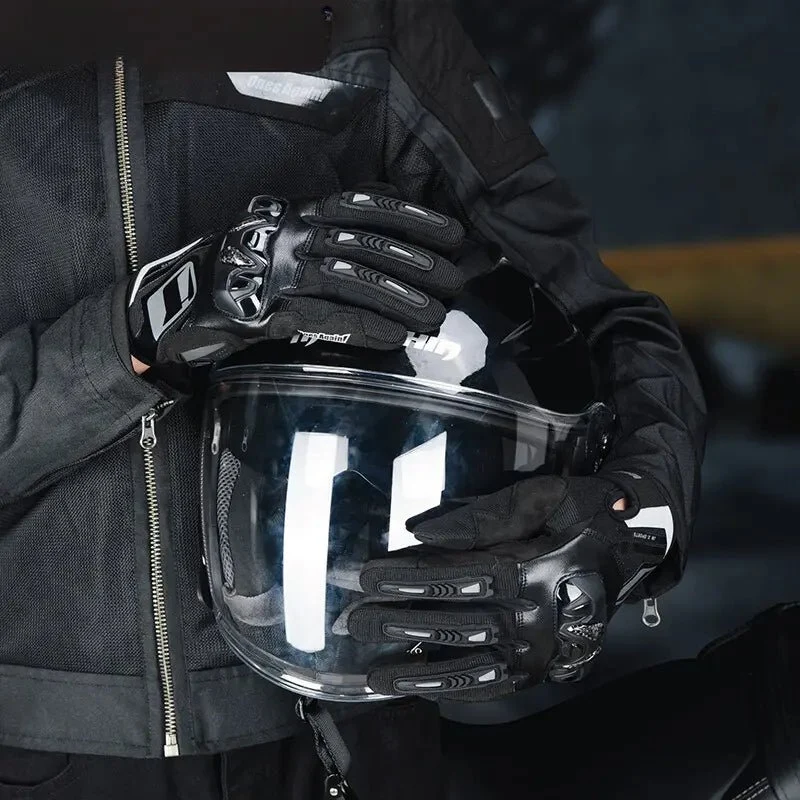 Gants Moto mi-saison CE Fibre Carbone | StormGrip