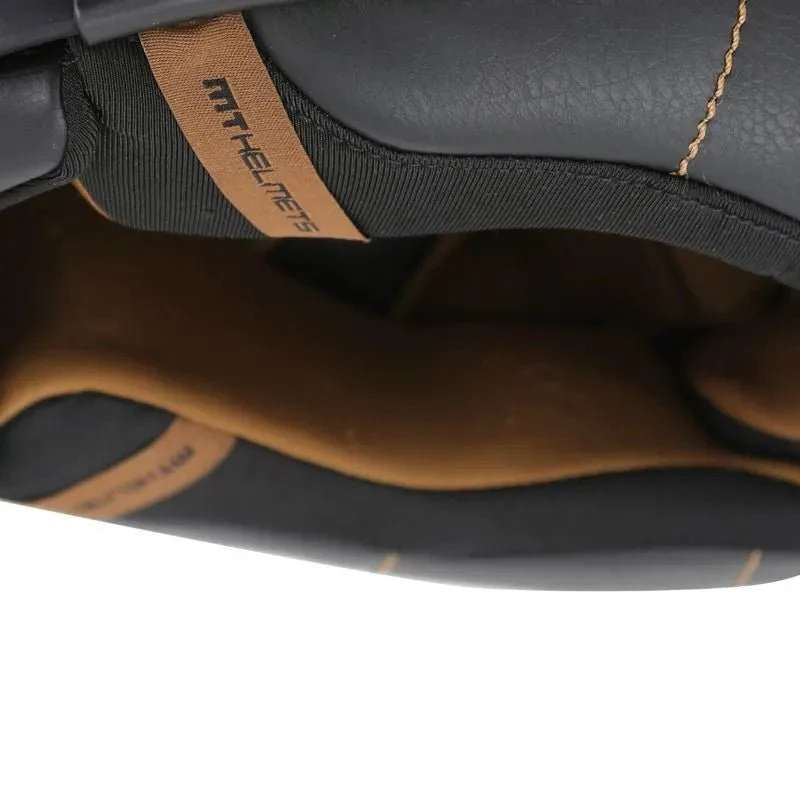 Casque moto Intégral vintage | MT JARAMA BLANC NACRE