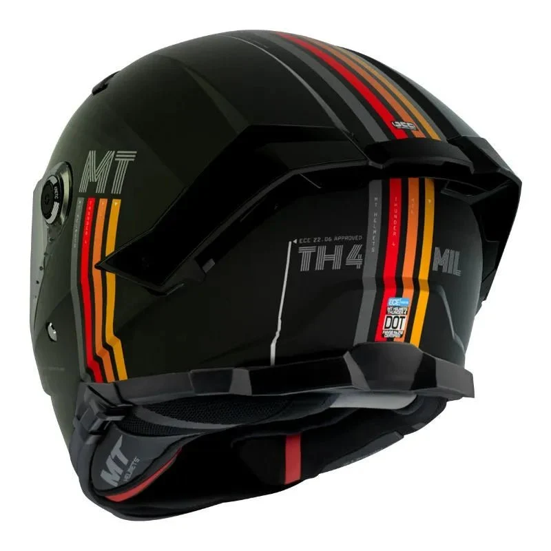 Casque moto racing integral | MT THUNDER 4 SV MIL A11