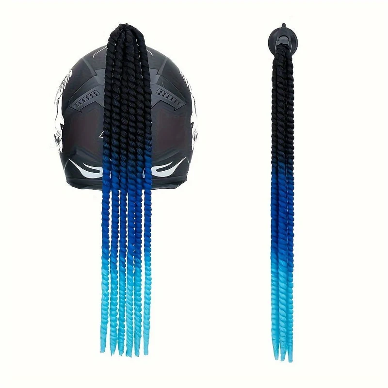 Tresse casque moto femme