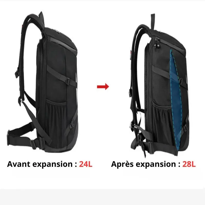 Sac à dos moto étanche 24/28L | MC-0137