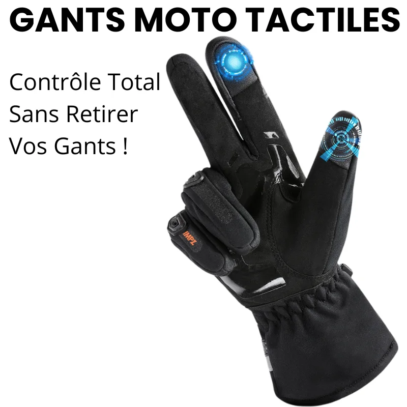 Gants Moto Hiver 100% Imperméables Femme