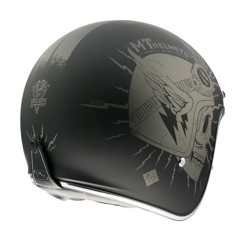 Casque Jet moto vintage Harley - DILER | Homologation : ECE 22.06