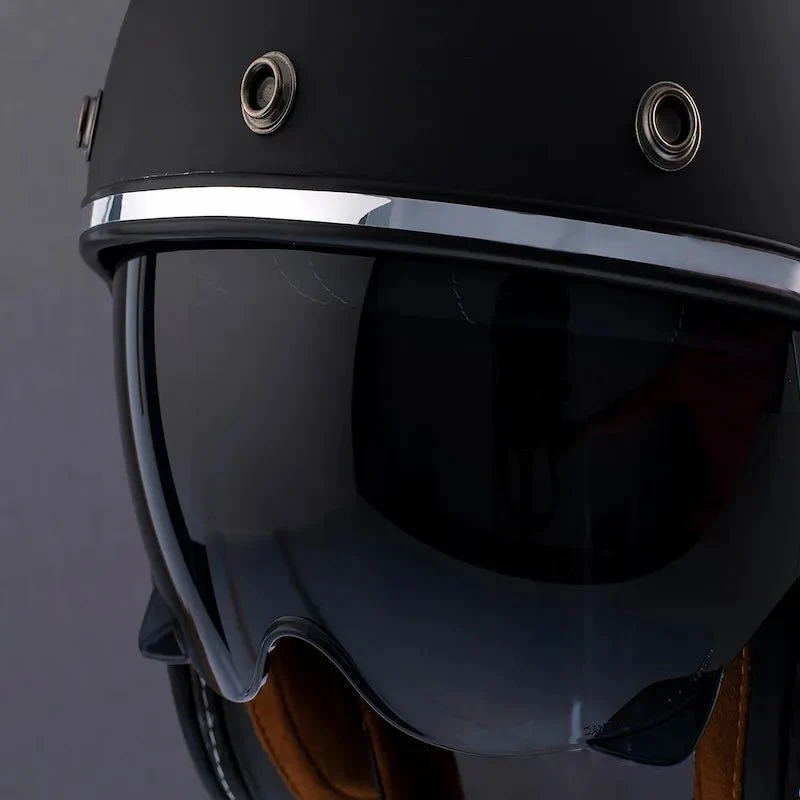 Casque Jet moto vintage Harley - DILER | Homologation : ECE 22.06
