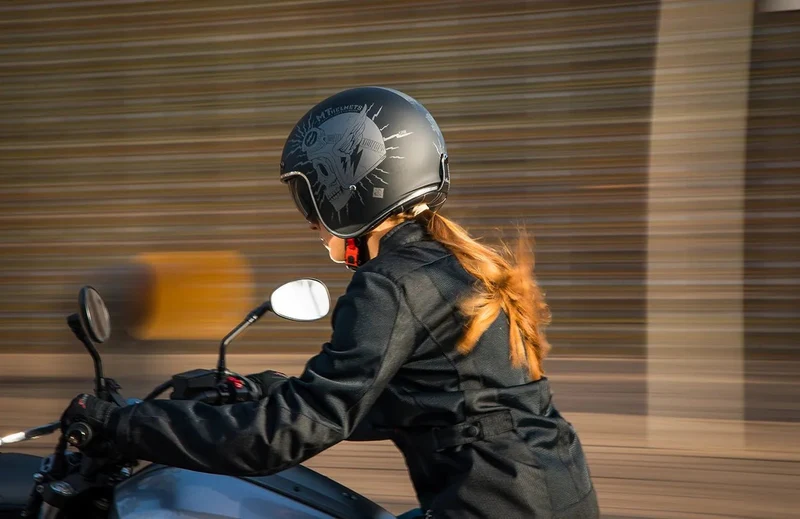 Casque Jet moto vintage Harley - DILER | Homologation : ECE 22.06