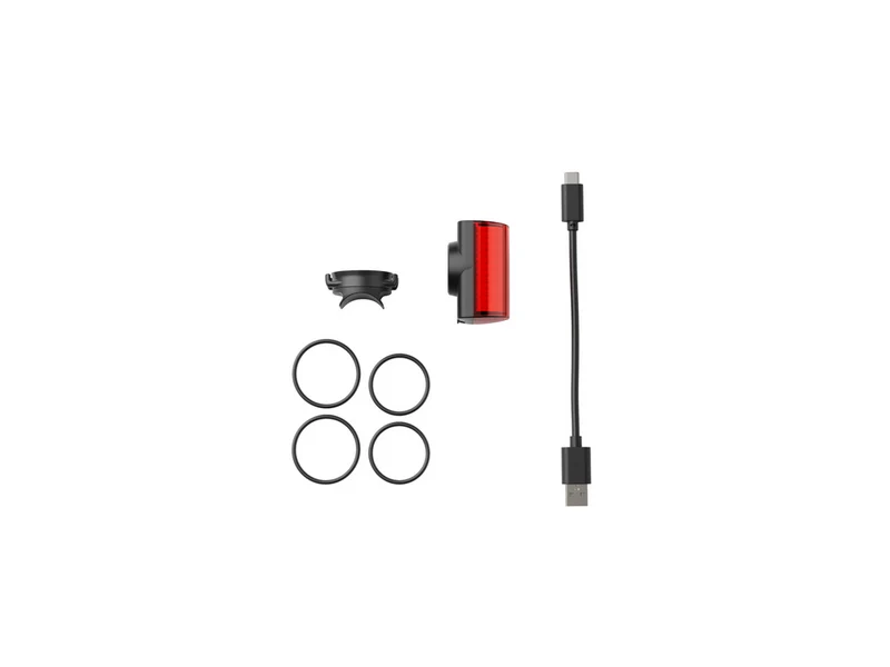 Lumière Magnétique Arrière Shapeheart - Feu Vélo Fixation Aimant Rechargeable