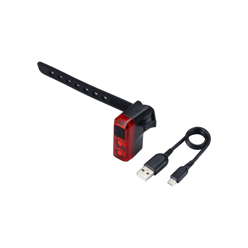 Feu Arrière Vélo BBB Salute BLS-145 - LED Compact Rechargeable USB