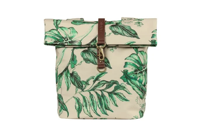 Basil Ever-Green - double bicycle bag - 28-32 liter - sandshell beige
