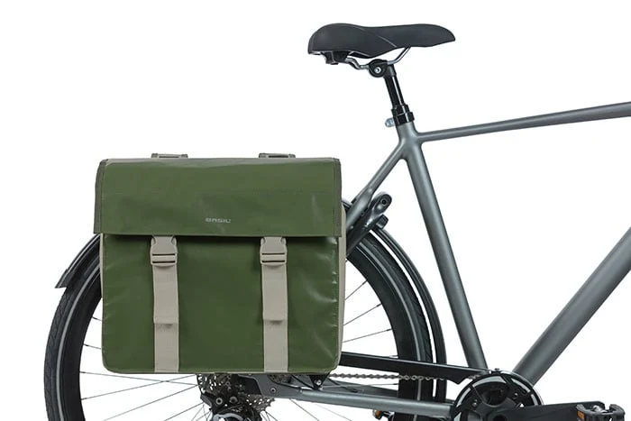 Basil Urban Load - double pannier bag - 48-53 litres - green