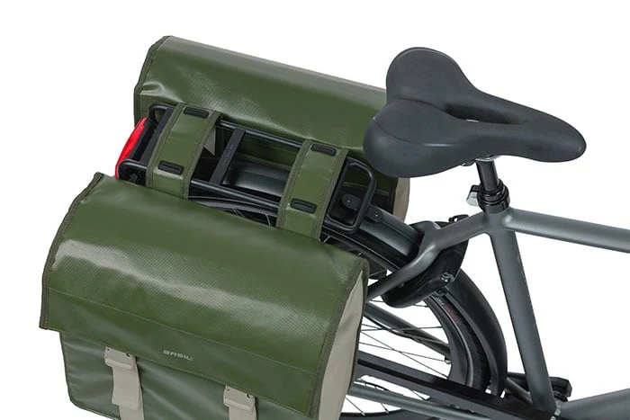 Basil Urban Load - double pannier bag - 48-53 litres - green