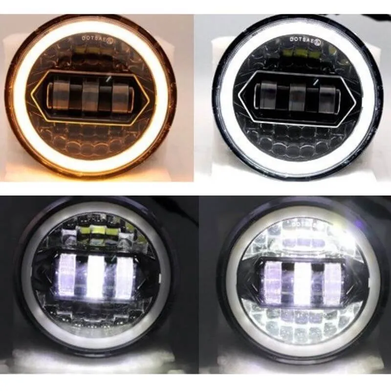 Phare rond moto led