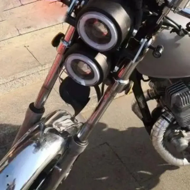 Phare led moto double oPtique
