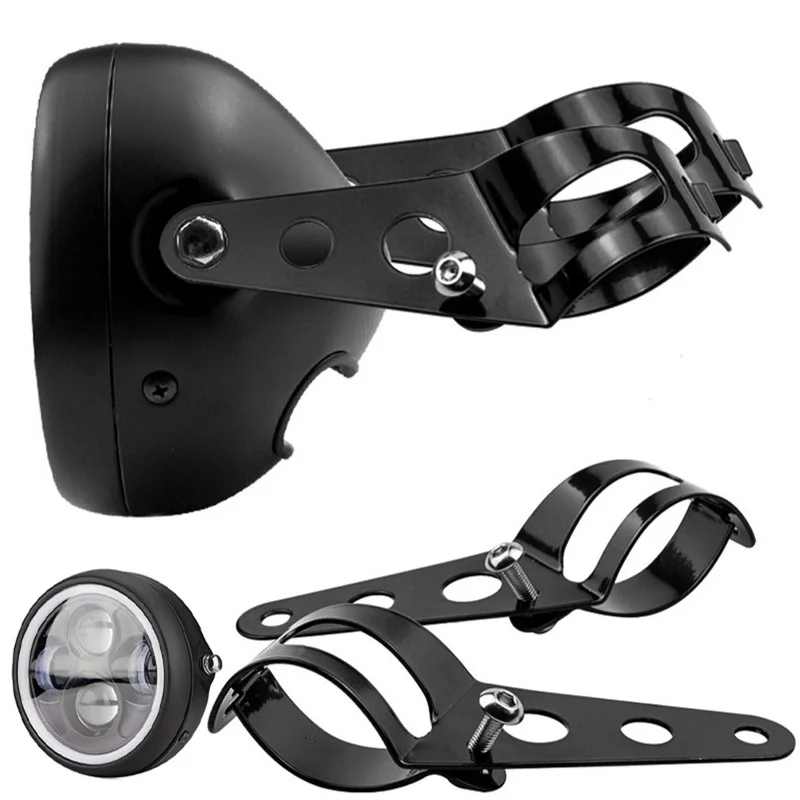 Phare moto LED rond - 5.75pouces